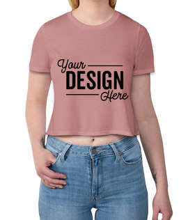 Bella + Canvas Women's Flowy Crop T-shirt