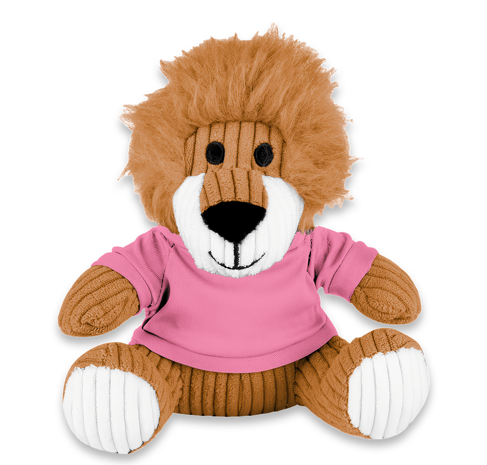 6" Rory Corduroy Lion Plush Animal with T-shirt-default
