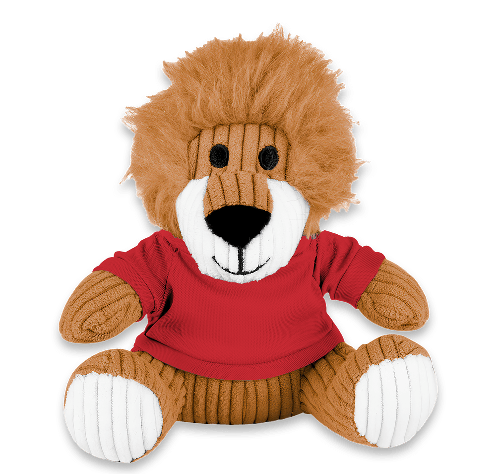 6" Rory Corduroy Lion Plush Animal with T-shirt-default