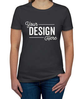 Next Level Women's Slim Fit Jersey T-shirt - Color: Heavy Metal