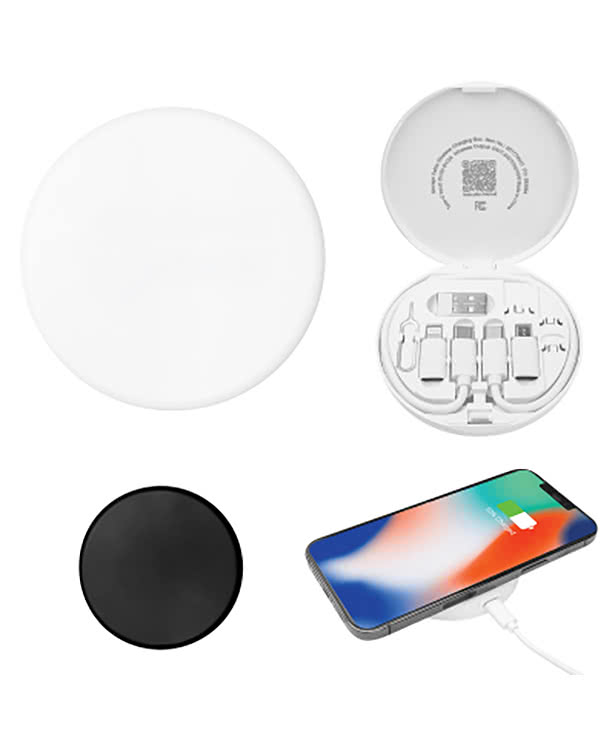 Charging Cord & Adapter Set with Wireless Charging Case