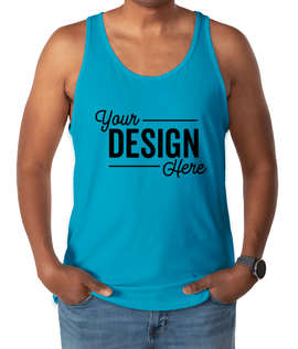 Bella + Canvas Jersey Tank - Color: Neon Blue