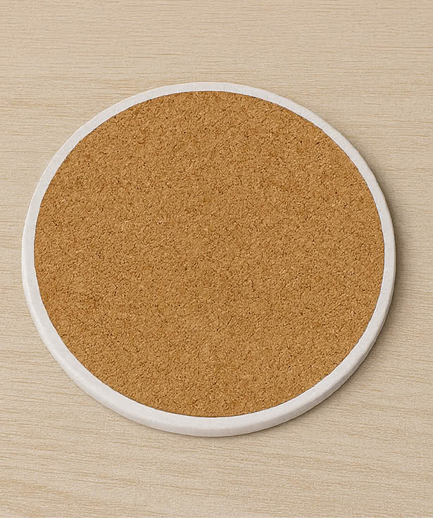 Full Color Round Ceramic Coaster