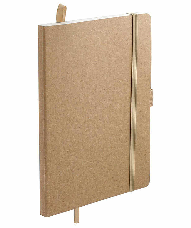 JournalBooks ® Debossed FSC Mix Soft Cover Bound Notebook