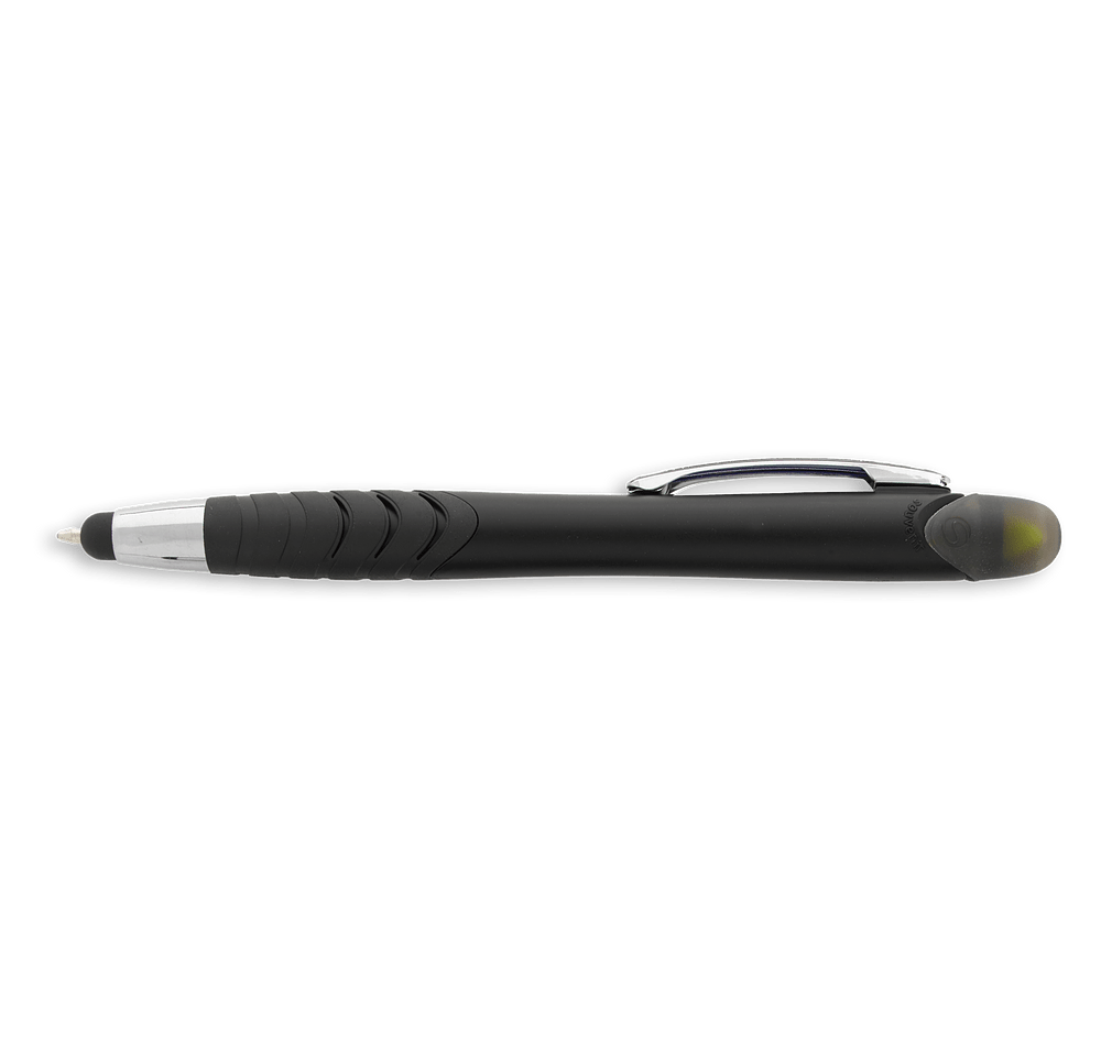 Full Color Souvenir Jalan Highlighter and Ballpoint Stylus Pen (black ink)-default