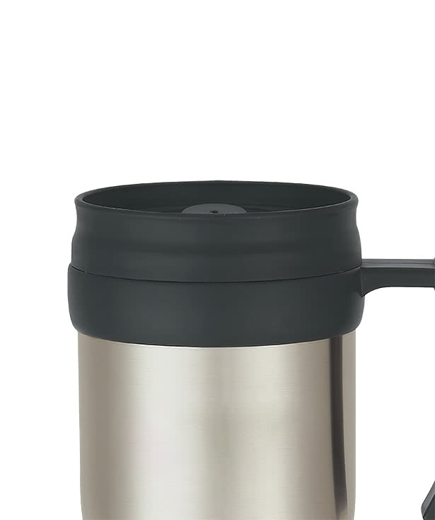 16 oz. Stainless Steel Slide Action Travel Mug