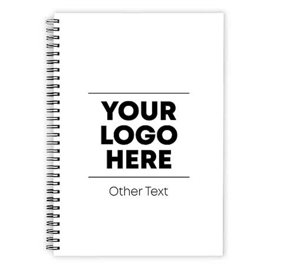 Logo JournalBooks ® Spiral Notebook in Gray