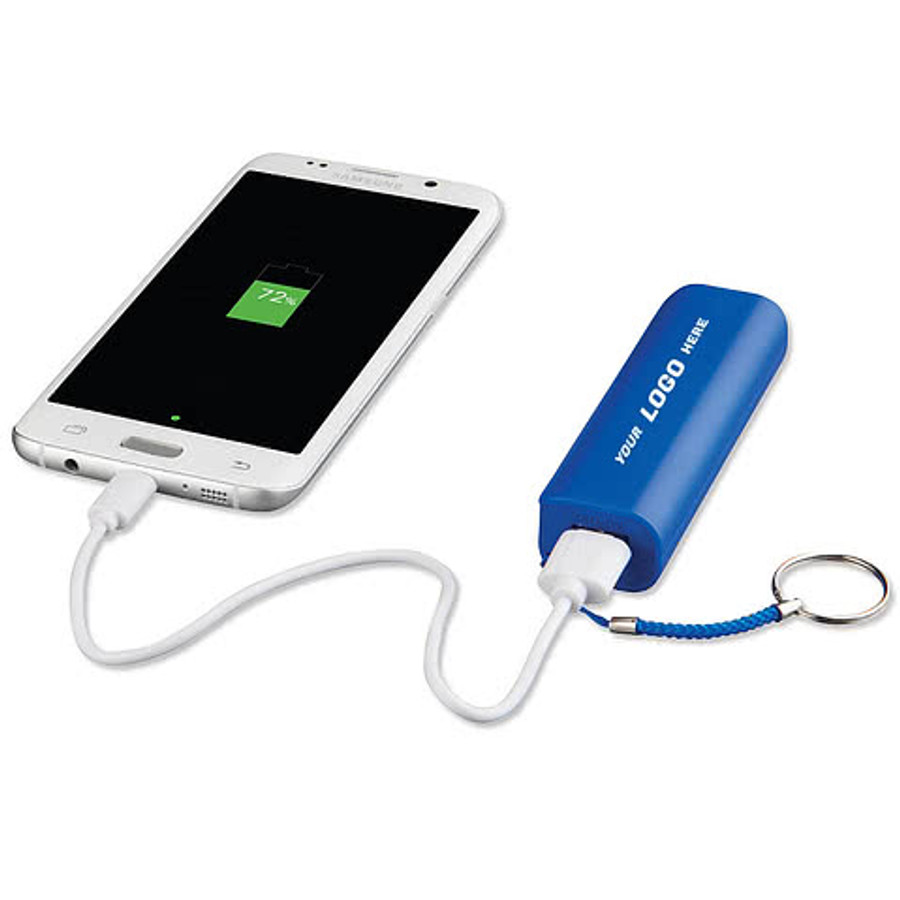 Span 1,200 mAh Portable Power Bank in White