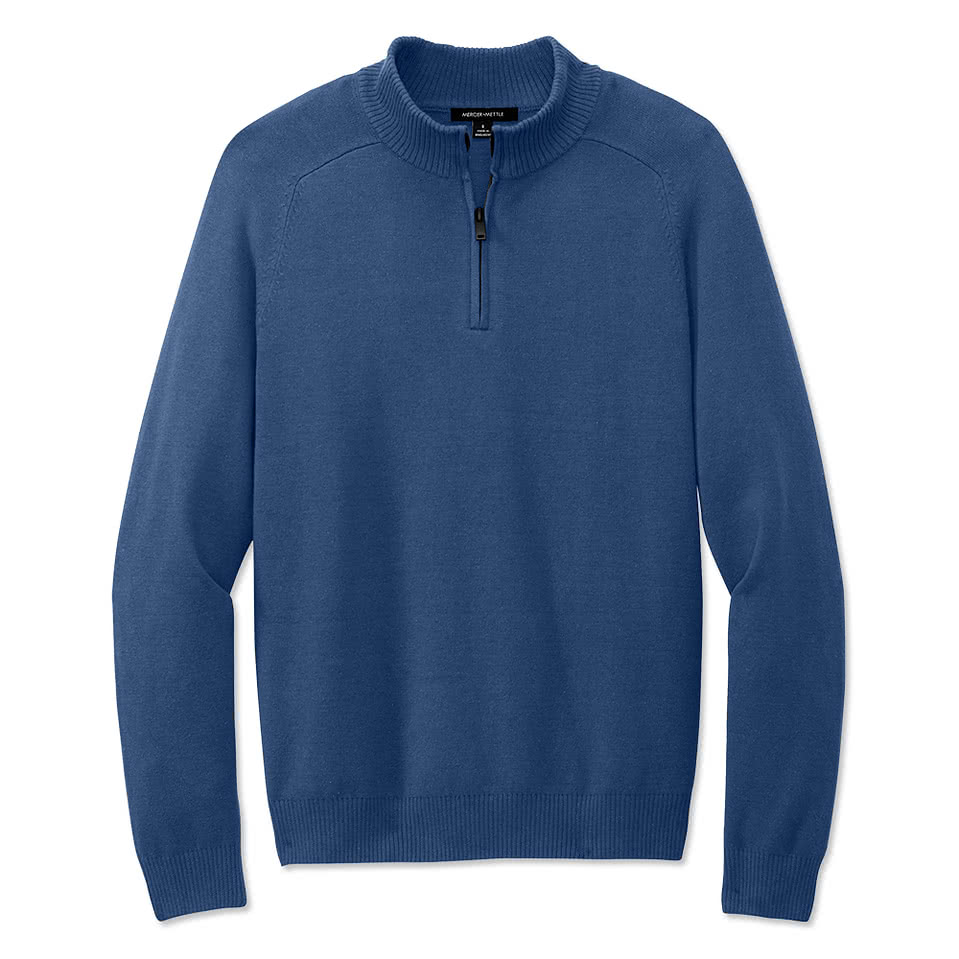 Mercer+Mettle Easy Care Quarter Zip Sweater