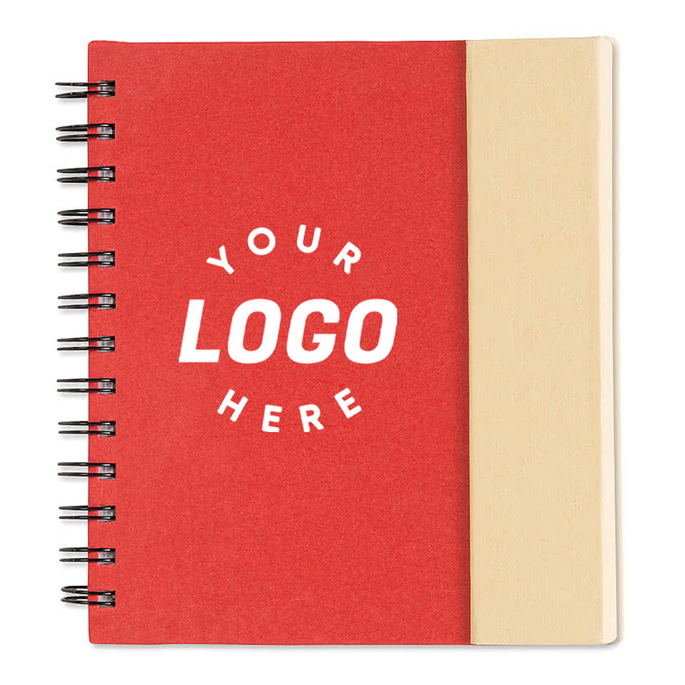 Organized Lock-it Spiral Notebook with Pen