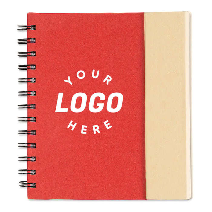 Organized Lock-it Spiral Notebook with Pen