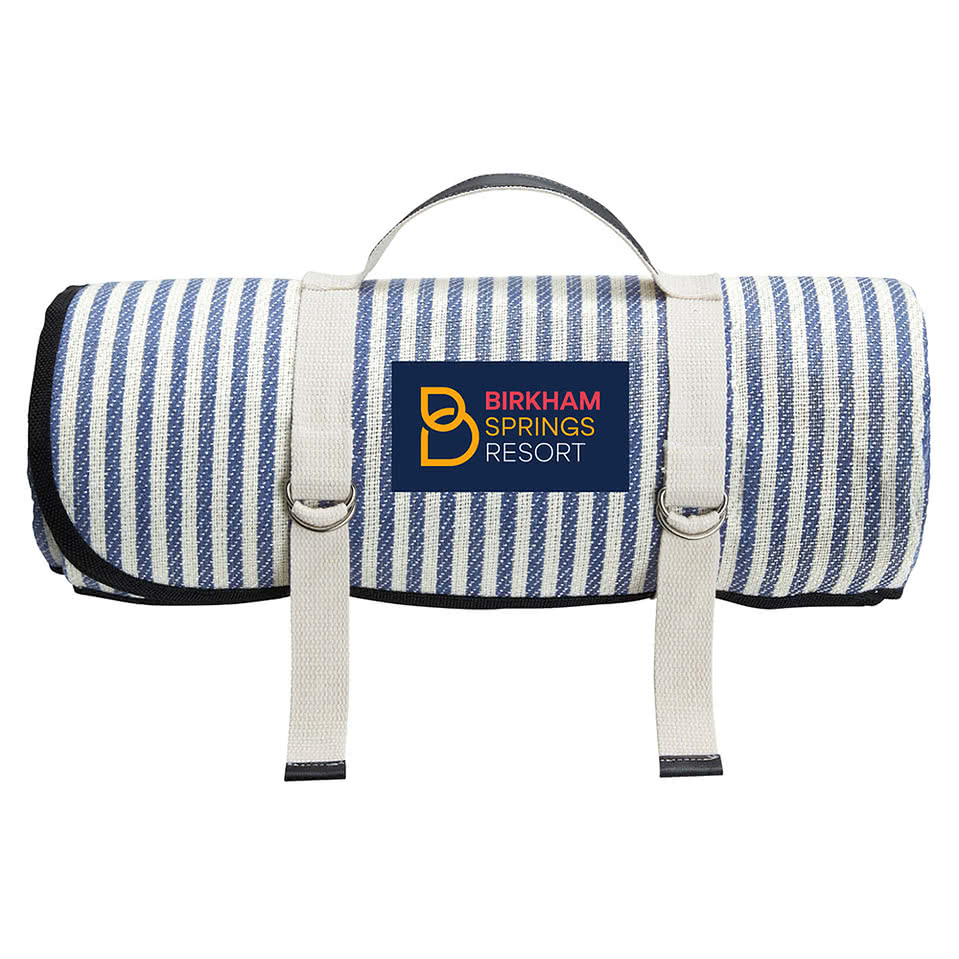 Hampton Outdoor Picnic Blanket with Straps Closure