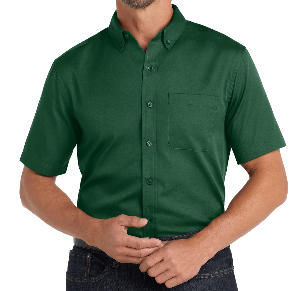 Port Authority SuperPro React Short Sleeve Dress Shirt-default