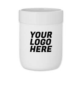 12 oz. Opal Ceramic Mug with Silicone Sleeve - Color: White