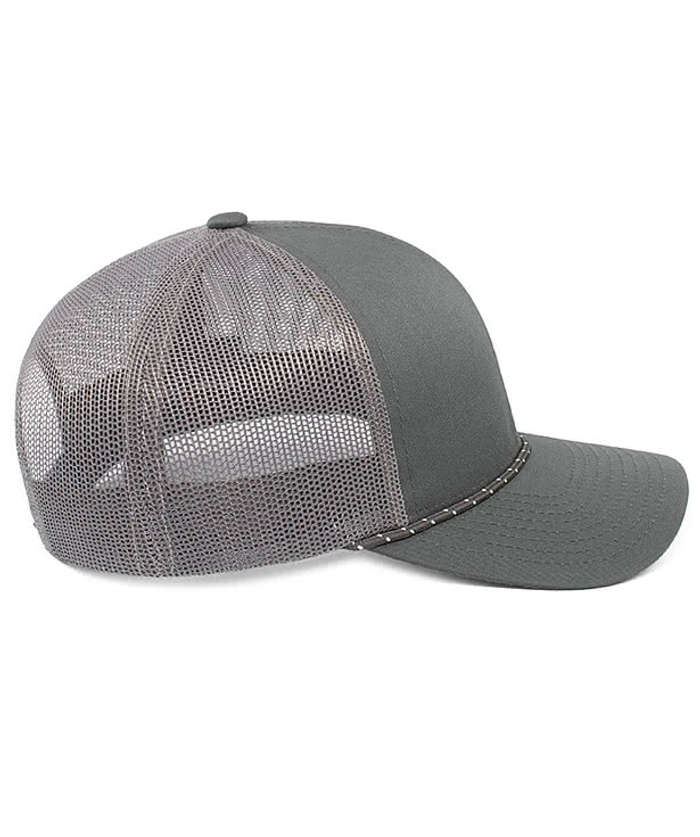 Pacific Headwear Braid Snapback Trucker Hat