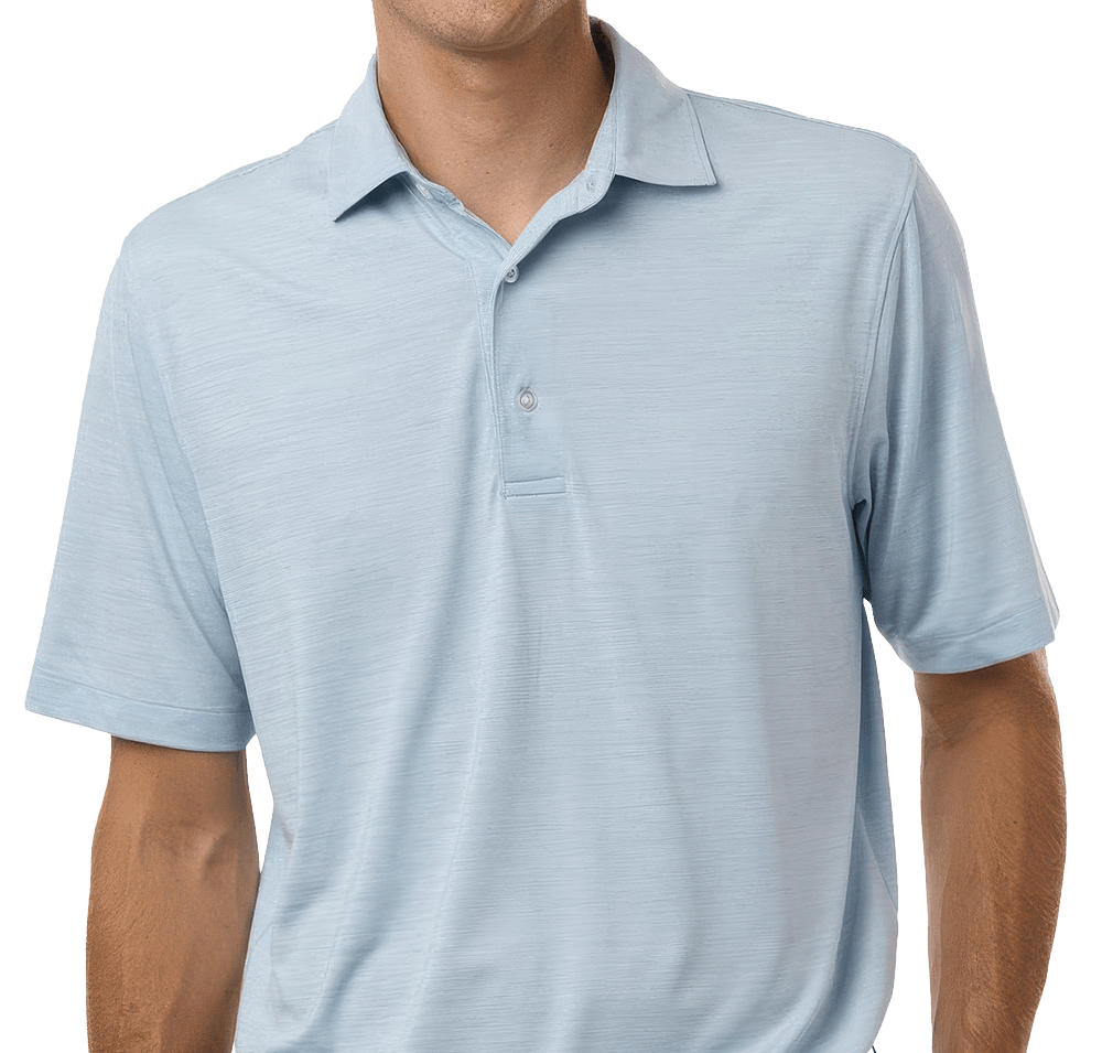 Paragon Bohemian Striped Heather Performance Polo - Embroidered-default