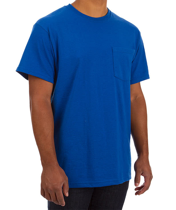 Custom Jerzees 50/50 Pocket T-shirt - Design Short Sleeve T