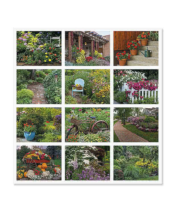 Garden Walk Stapled Monthly Calendar