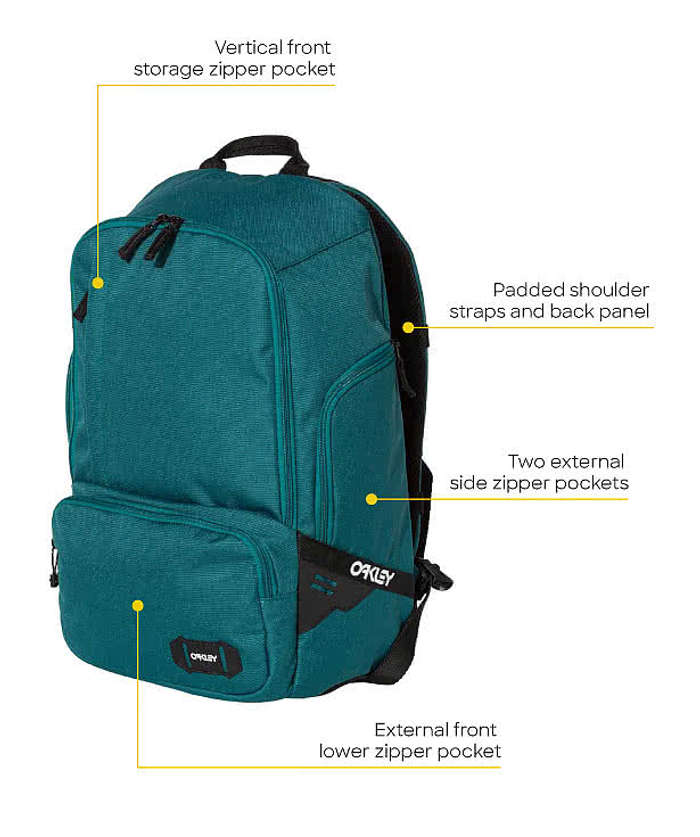 Custom Oakley Street Organizing Backpack Design Backpacks Online - Main Image