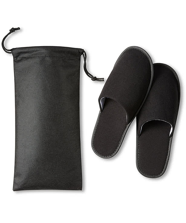 Travel Slippers in Pouch