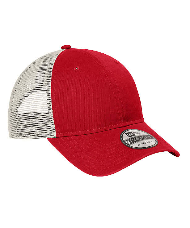 New Era Unstructured Mesh Snapback Trucker Hat