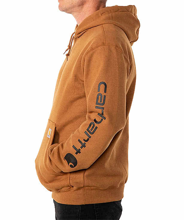 Carhartt Midweight Logo Pullover Hoodie - Embroidered