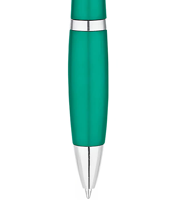 Curvaceous Metallic Stylus Pen (black ink)