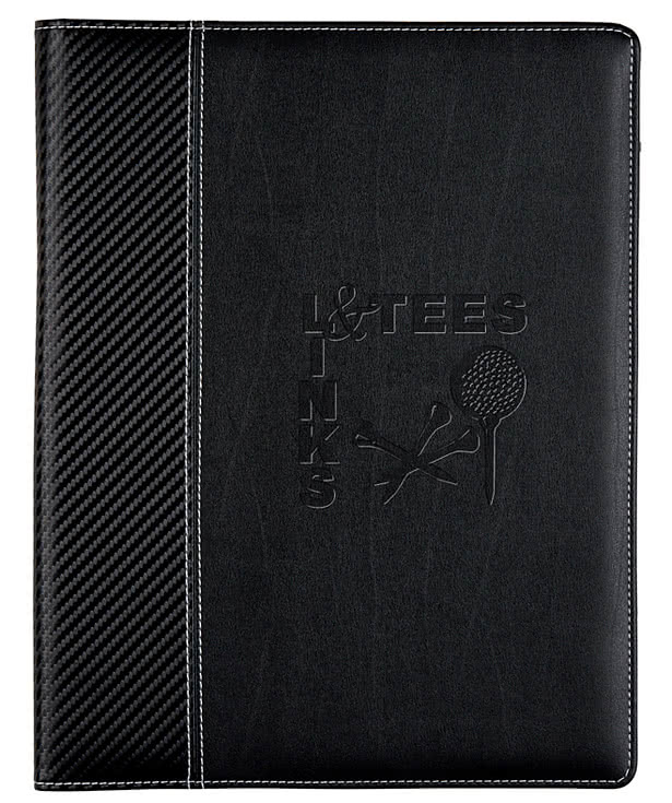 Carbon Fiber Look Padfolio