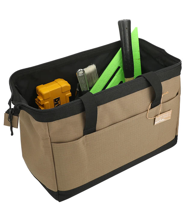 NBN Recycled Utility Zippered Tool Tote Bag