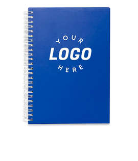 Hard Cover Spiral Notebook - Color: Blue