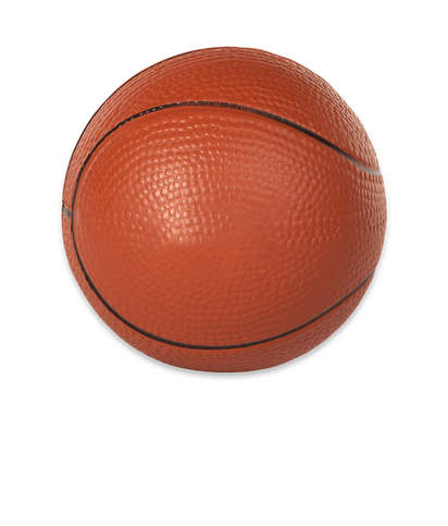 Basketball Super Squish Stress Reliever - Orange