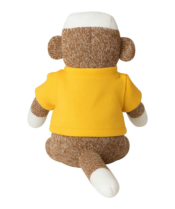 Full Color 11.5" Sock Monkey Plush Animal