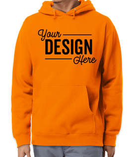 Independent Trading Heavyweight Pullover Hoodie - Color: Safety Orange