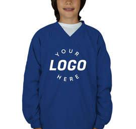 Sport-Tek Youth V-Neck Windshirt