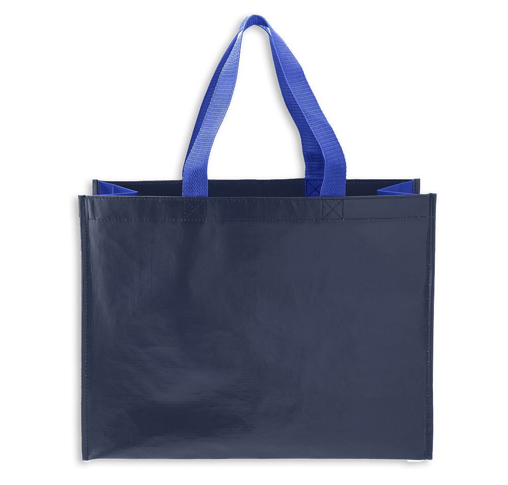 Recycled Matte Laminated Shopper Tote Bag-default