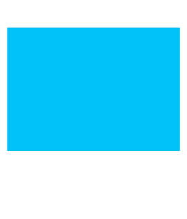 Full Color 10' Single Sided Tent Wall - Color: Columbia Blue