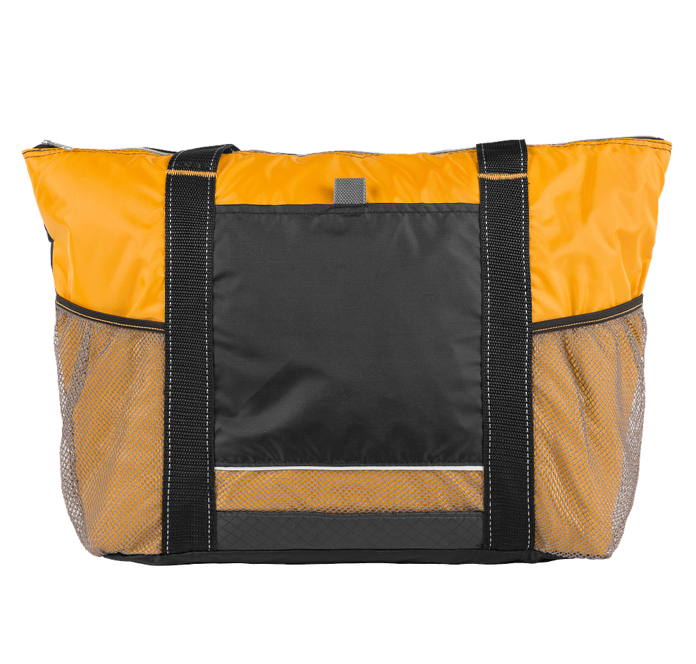 Colorblock Zippered Insulated 24 Can Cooler Tote Bag-default