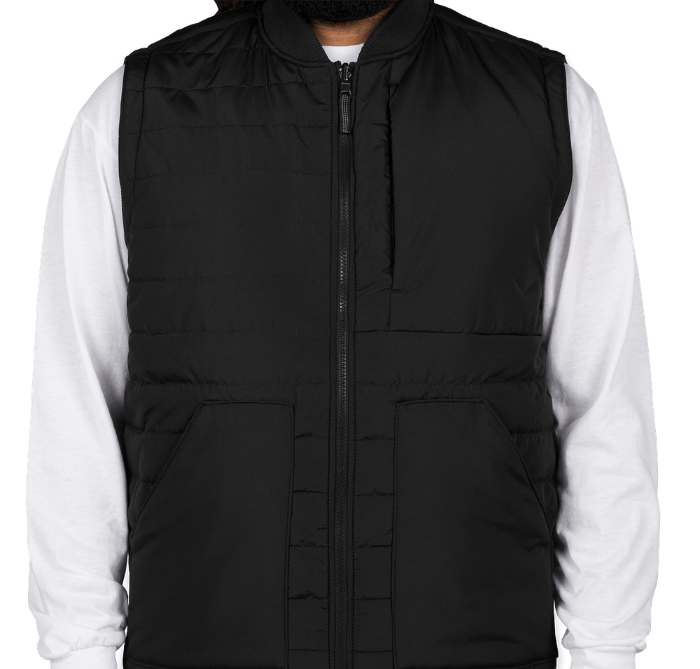 Harriton Puffer Reversible Vest-default