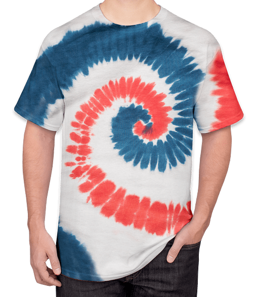 tie dye ripped t shirt
