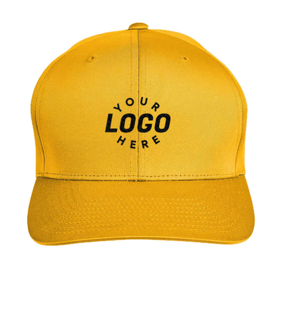 Team 365 Youth Zone UPF 40+ Performance Baseball Hat in Sport Athletic Gold
