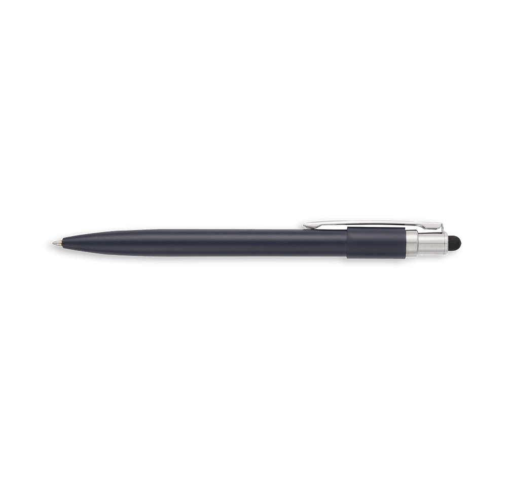 Laser Engraved Wellable Recycled Fidget Stylus Pen (black ink)-default