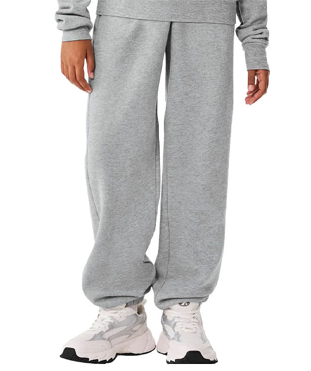 Bella + Canvas Youth Sponge Fleece Closed Bottom Sweatpants