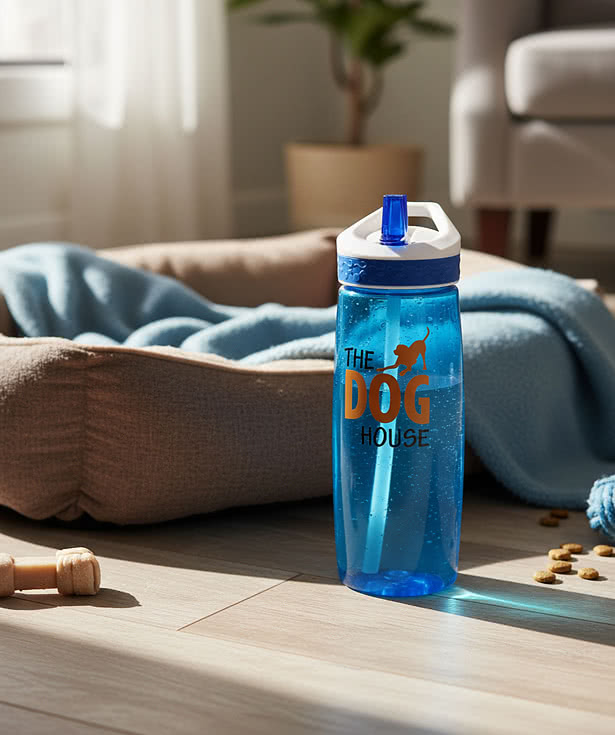 28 oz. Wave Water Bottle with Flip Straw