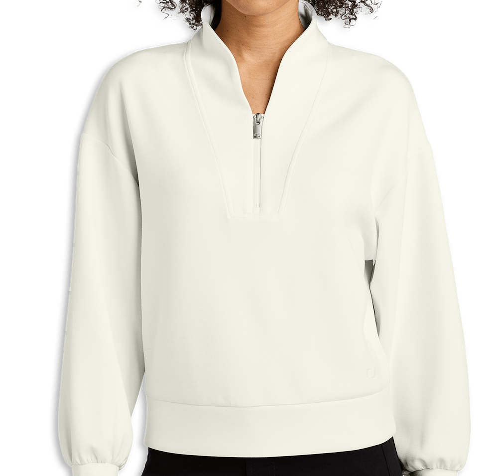 OGIO Women’s Transcend Recycled Quarter Zip Sweatshirt-default