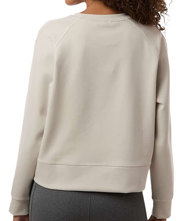 Adidas Women's Beyond Recycled Side-Snap Crewneck Sweatshirt