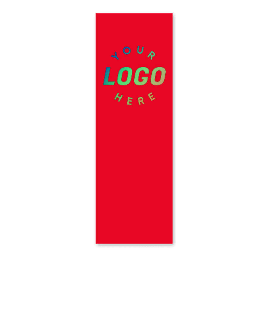 Full Color 24" x 92" Everyday Display Single-Sided Replacement Banner in Red