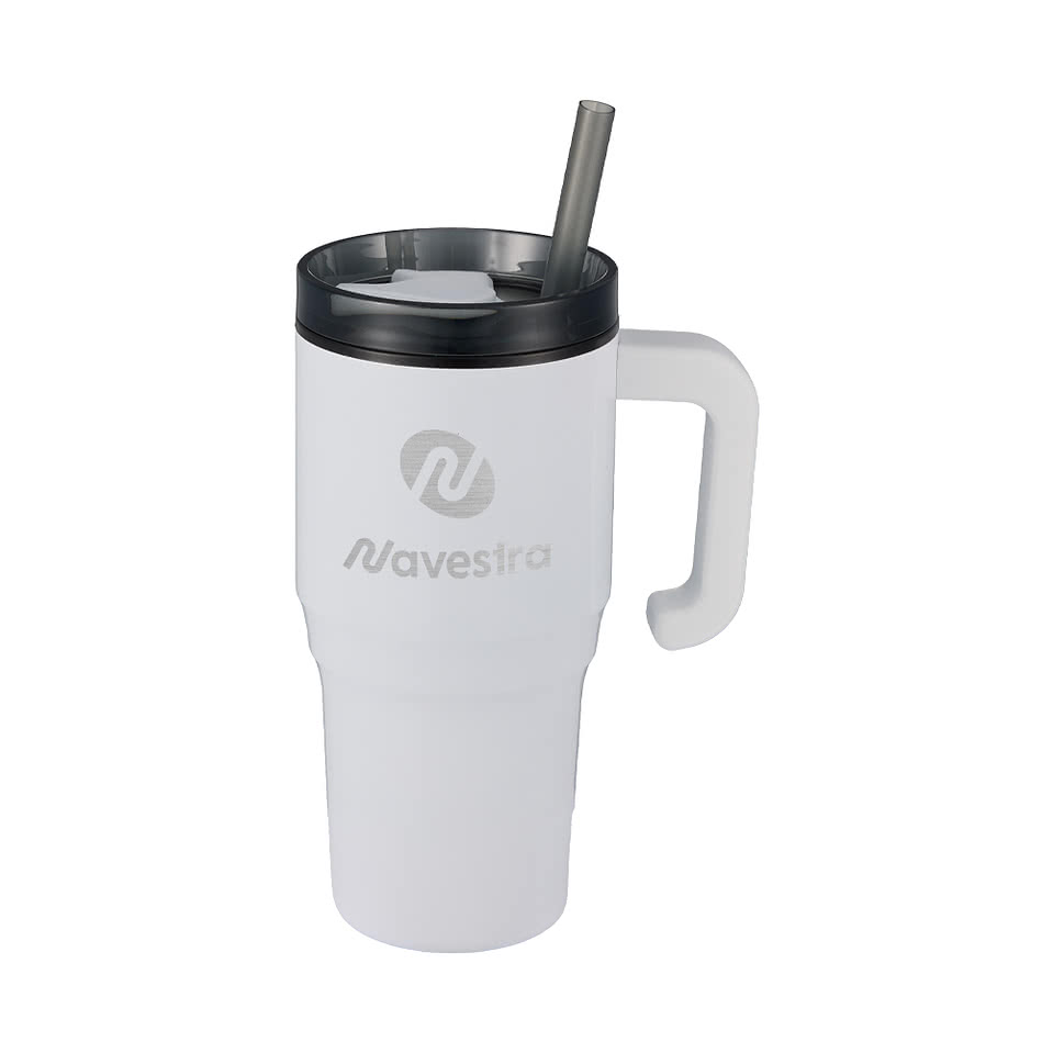 20 oz. Thor Stainless Steel Eco Tumbler with Straw