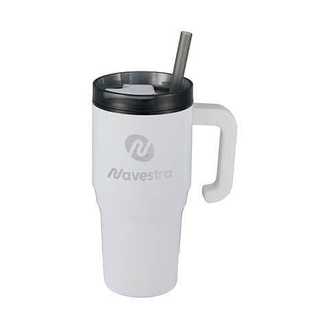 20 oz. Thor Stainless Steel Eco Tumbler with Straw