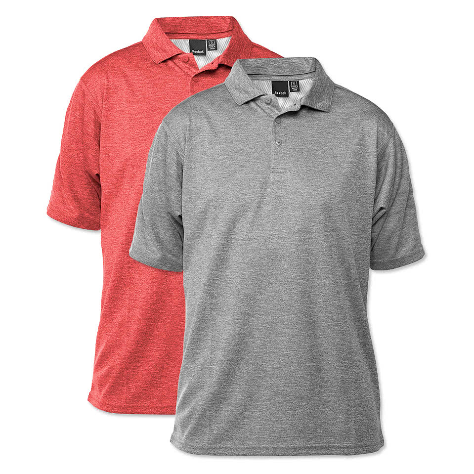Reebok Heather Performance Polo