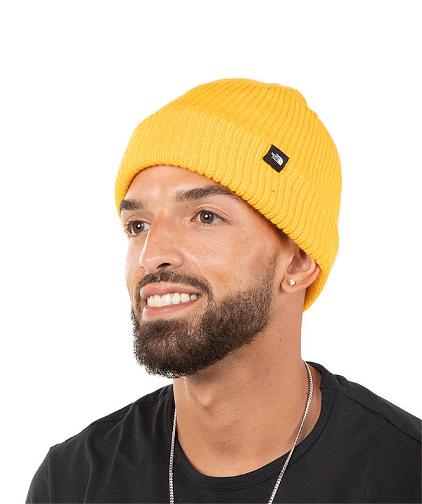 North face best sale beanie yellow